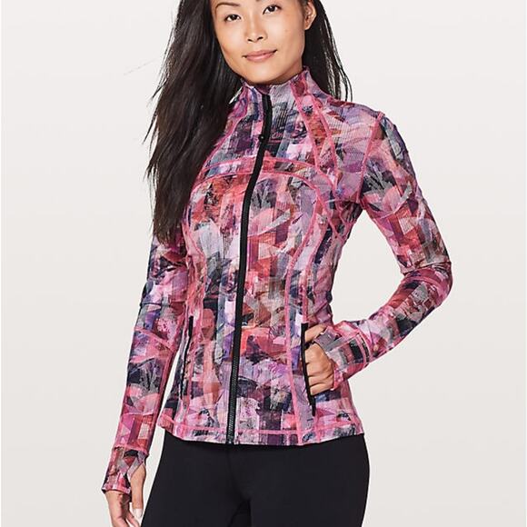 Lululemon Jacket + Short Set in Link Sun Dazed Silky Nulux - 6 - Picture 2 of 10